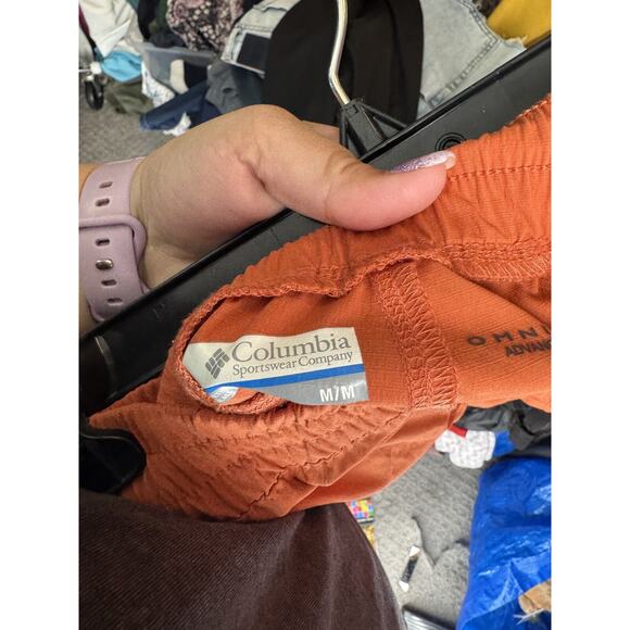 Columbia Women's Orange Omni-Shield Athletic Shorts Size Medium - Picture 4 of 6